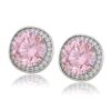 ARETES PIEDRA ROSA