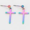 ARETES  CRUZ ''COLORES'' - Imagen 2