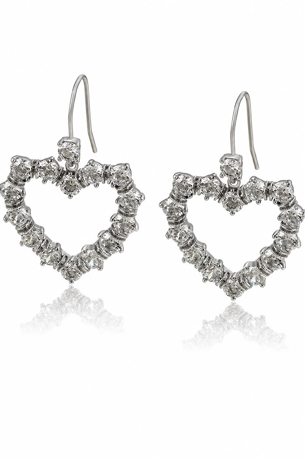 ARETES COLGANTES CORAZÓN