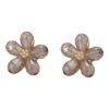 ARETES FLOR LILA