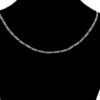 COLLAR CADENA DE RODIO