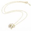 COLLAR CORAZÓN CON LLAVE 14K - Imagen 4