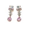 ARETES COLGANTES RUBÍ