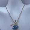 COLLAR CONEJO  AZUL