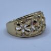 ANILLO FLOR GRABADA - Imagen 2