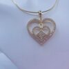 COLLAR CORAZON ZIRCONIA - Imagen 2