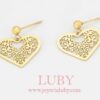 ARETES CORAZÓN COLGANTE - Imagen 2