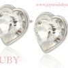 ARETES CORAZÓN DE ZIRCONIA