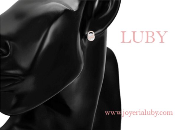 ARETES ARO CON ZIRCONIA - Imagen 3