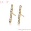 ARETES TIRA DE ZIRCONIAS