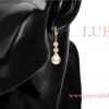 ARETES PERLA COLGANTE - Imagen 3