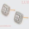 ARETES CUADROS TREBOL - Imagen 2