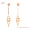 ARETES PENDULO ROSA