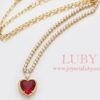 COLLAR CORAZÓN ROJO - Imagen 2