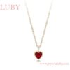 COLLAR CORAZÓN ROJO