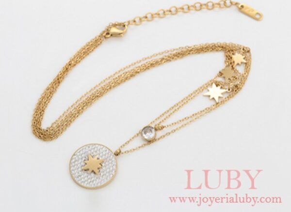 COLLAR MEDALLA BRILLANTE - Imagen 2