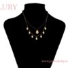 COLLAR HOJAS DORADAS - Imagen 3