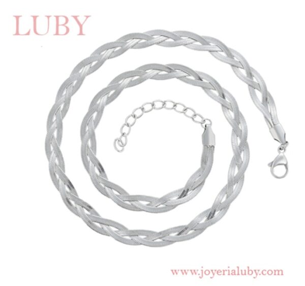 COLLAR TRENZADO 3 NIVELES