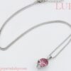 COLLAR CALAVERA ROSA - Imagen 2