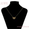 COLLAR CORAZON TEJIDO - Imagen 3