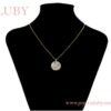 COLLAR LARGO CON LETRA BRILLANTE - Imagen 3