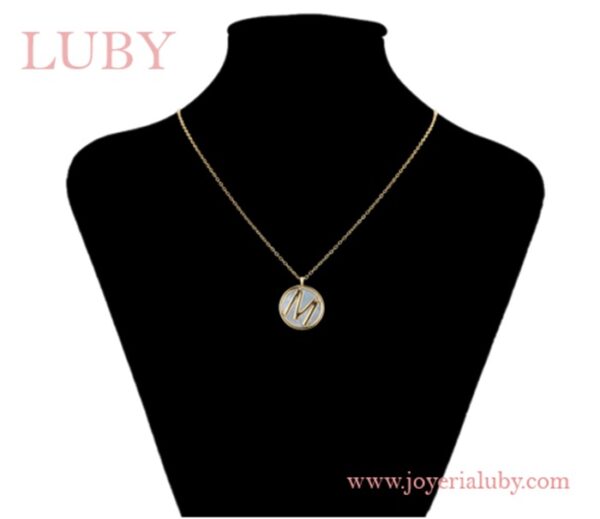 COLLAR LARGO CON LETRA BRILLANTE - Imagen 3