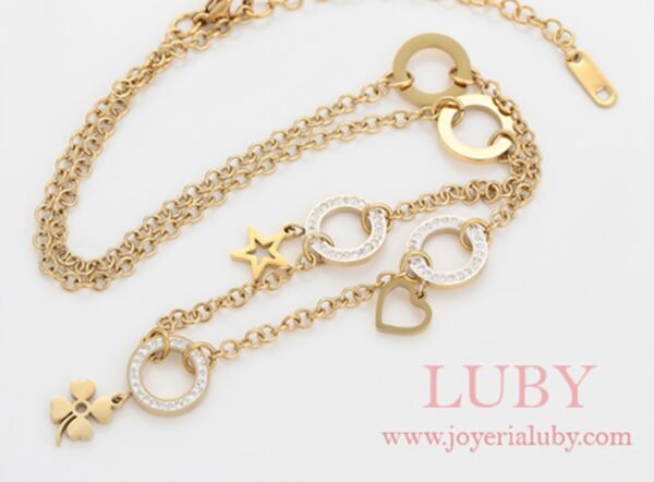 COLLAR TRIPLE FUSIÓN BRILLANTE - Imagen 2
