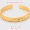 BRAZALETE CON GRABADO HOJAS - Imagen 2