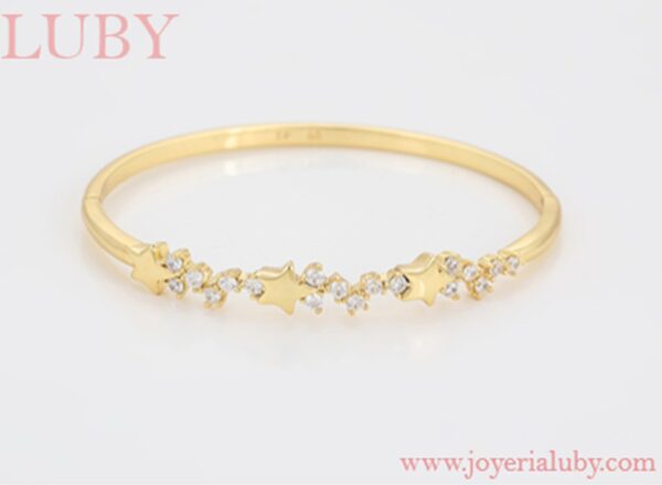 BRAZALETE CAMINO DE ESTRELLAS Y ZIRCONIA - Imagen 2