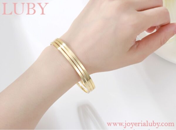 BRAZALETES SENCILLOS BRILLANTES - Imagen 3