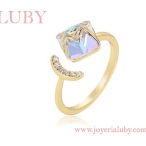ANILLO CUBO BRILLANTE