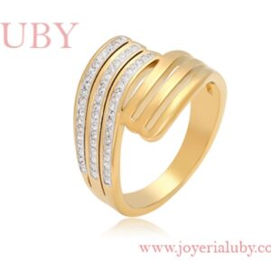 ANILLO TRIPLE LINEA BRILLANTE