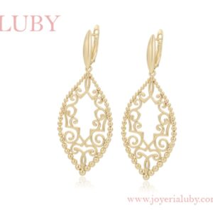 ARETES COLGANTES ESTILO MANDALA ÁRABE