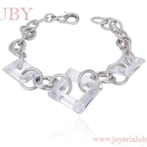 PULSERA ESTILO CRUNGE TONO CRISTALINO