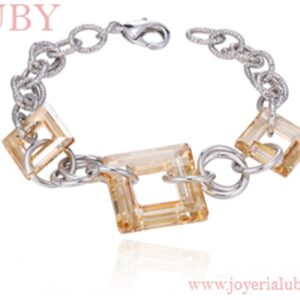 PULSERA ESTILO CRUNGE TONO NARANJOSO
