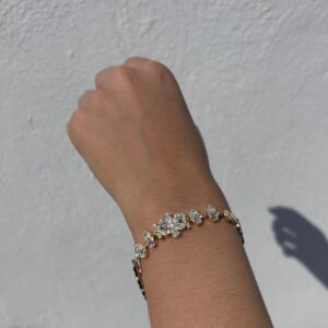 PULSERA FLOR DE ZIRCONIAS