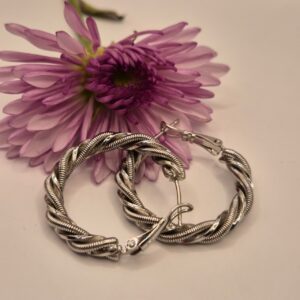 COQUETA TEXTURIZADA PLATEADA