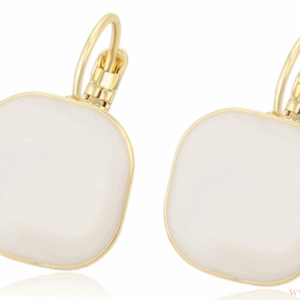 ARETES CUADRO APERLADO