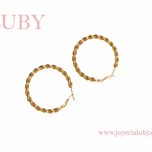 COQUETA SENCILLA TRENZADA DORADA