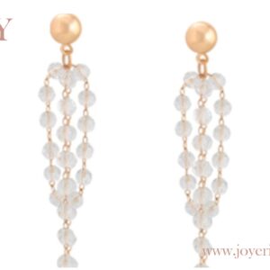 ARETES COLGANTES CASCADA DE CRISTAL