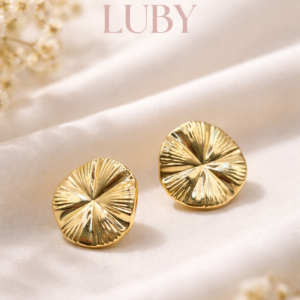 ARETES TEXTURIZADO ESTILO CHUNKY