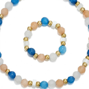 SET DE PULSERA Y ANILLO DE PIEDRAS NATURALES