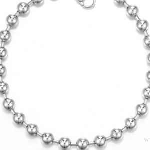 PULSERA DE BOLITAS PLATEADAS