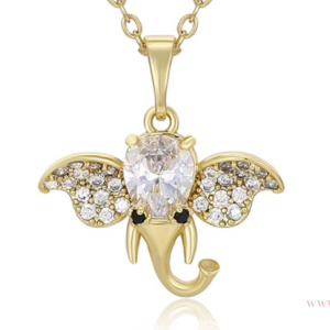 COLLAR CABEZA DE ELEFANTE ELEGANTE