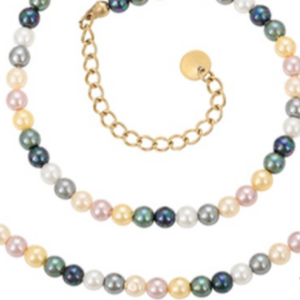 COLLAR PERLAS DE COLORES
