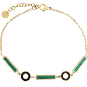 PULSERA TRIPLE VERDE