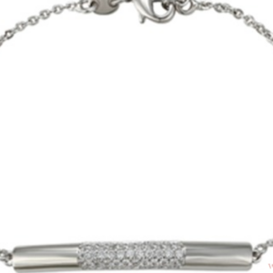 ESCLAVA ELEGANTE PLATEADA