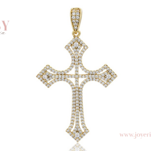 DIJE CRUZ DE ZIRCONIAS