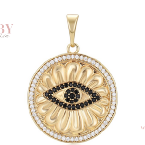 DIJE MEDALLA OJO TURCO