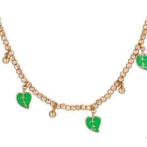 COLLAR HOJAS DE LA SUERTE